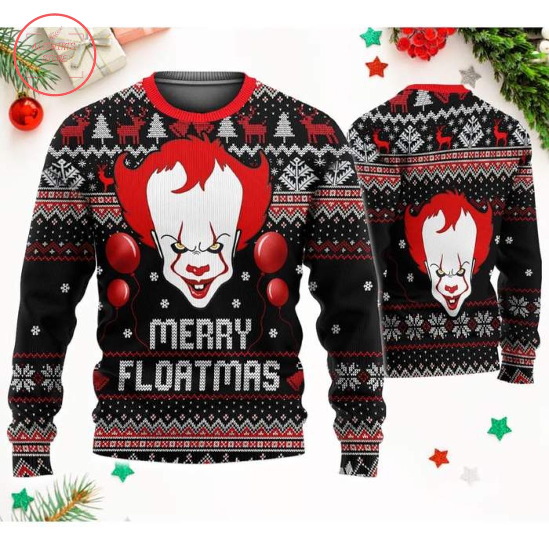 Merry Floatmas Ugly Christmas Sweater