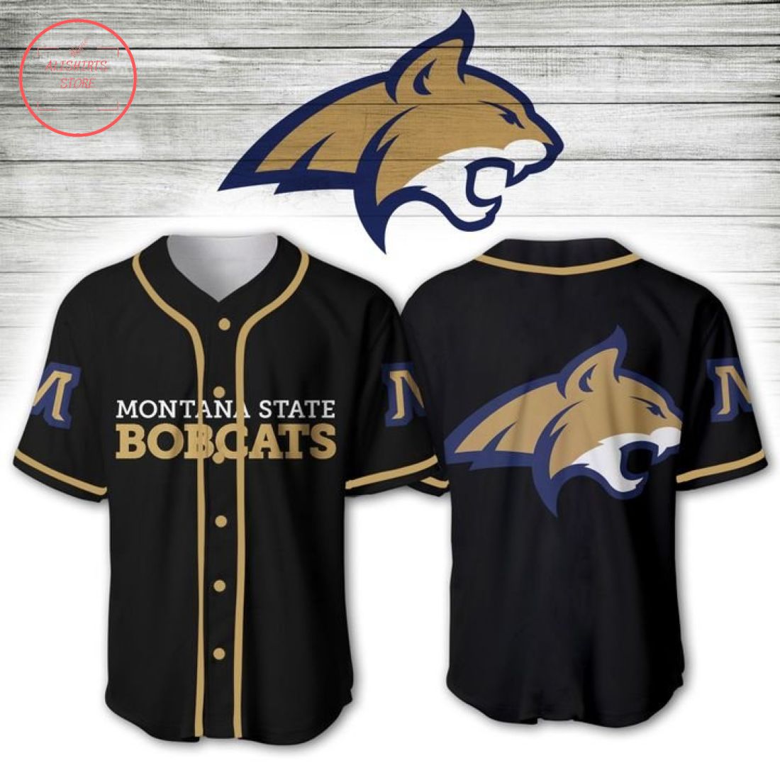 Montana State Bobcats NCAA Baseball Jersey