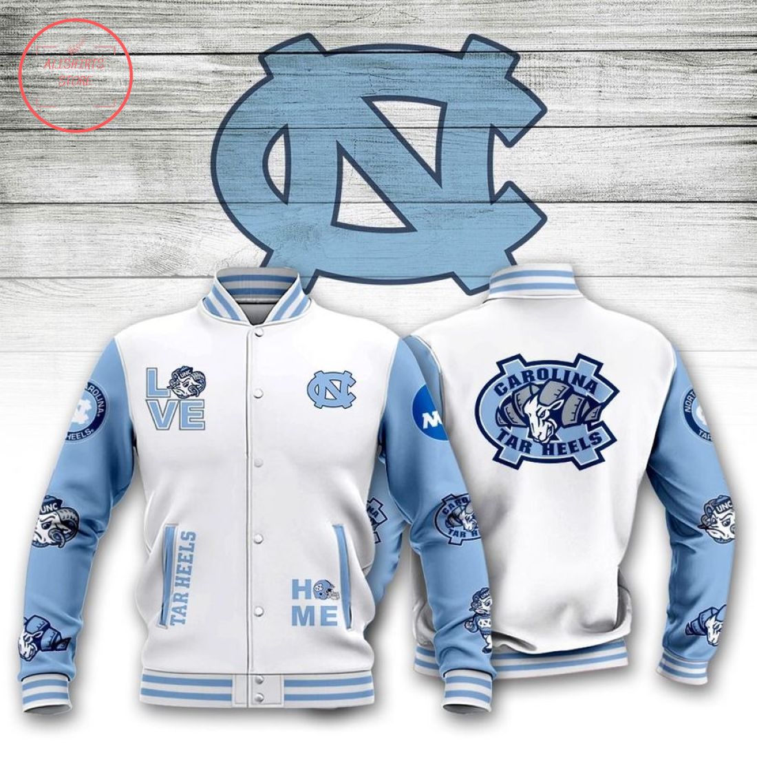 NCAA North Carolina Tar Heels Baseball Jacket