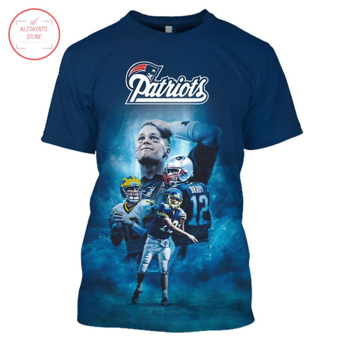 NFL New England Patriots 3d Shirt and Hoodie