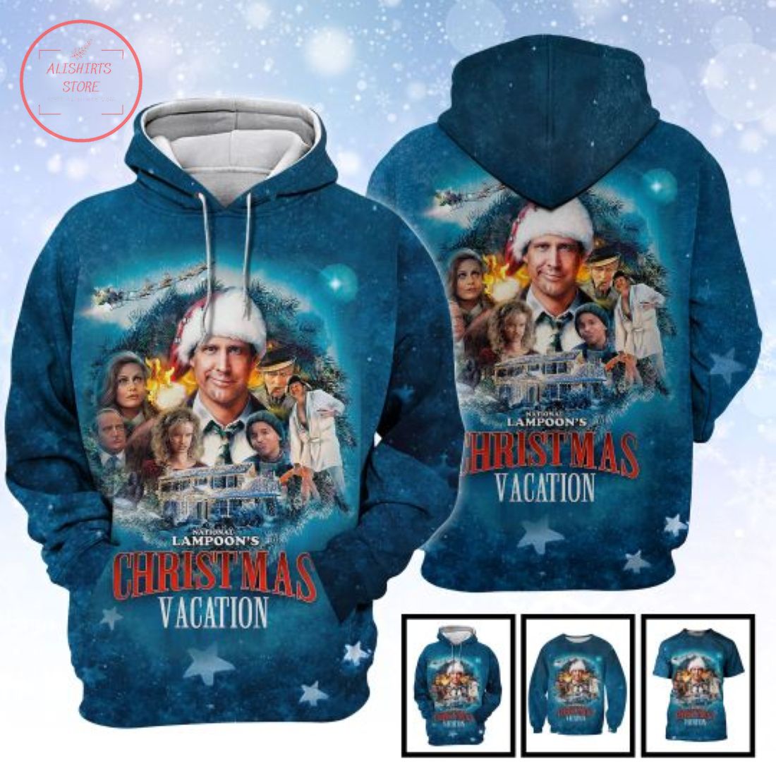 National Lampoon's Christmas Vacation 3D Hoodie