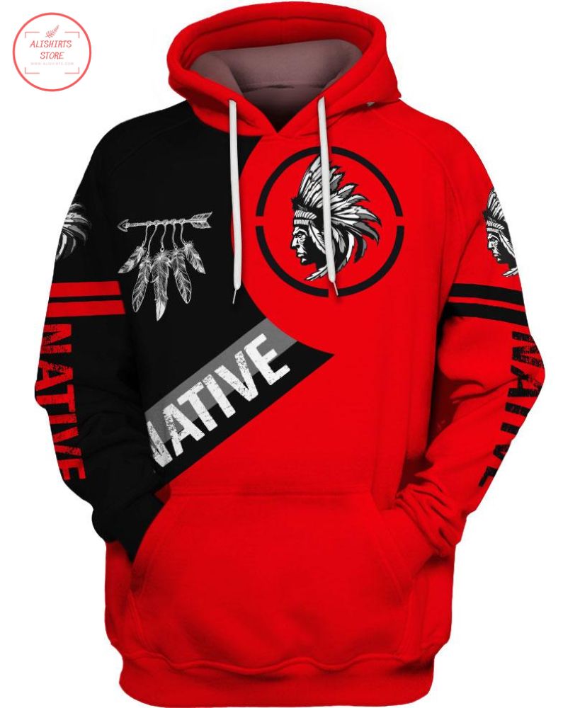 Native Dreamcatcher Red 3D Hoodie