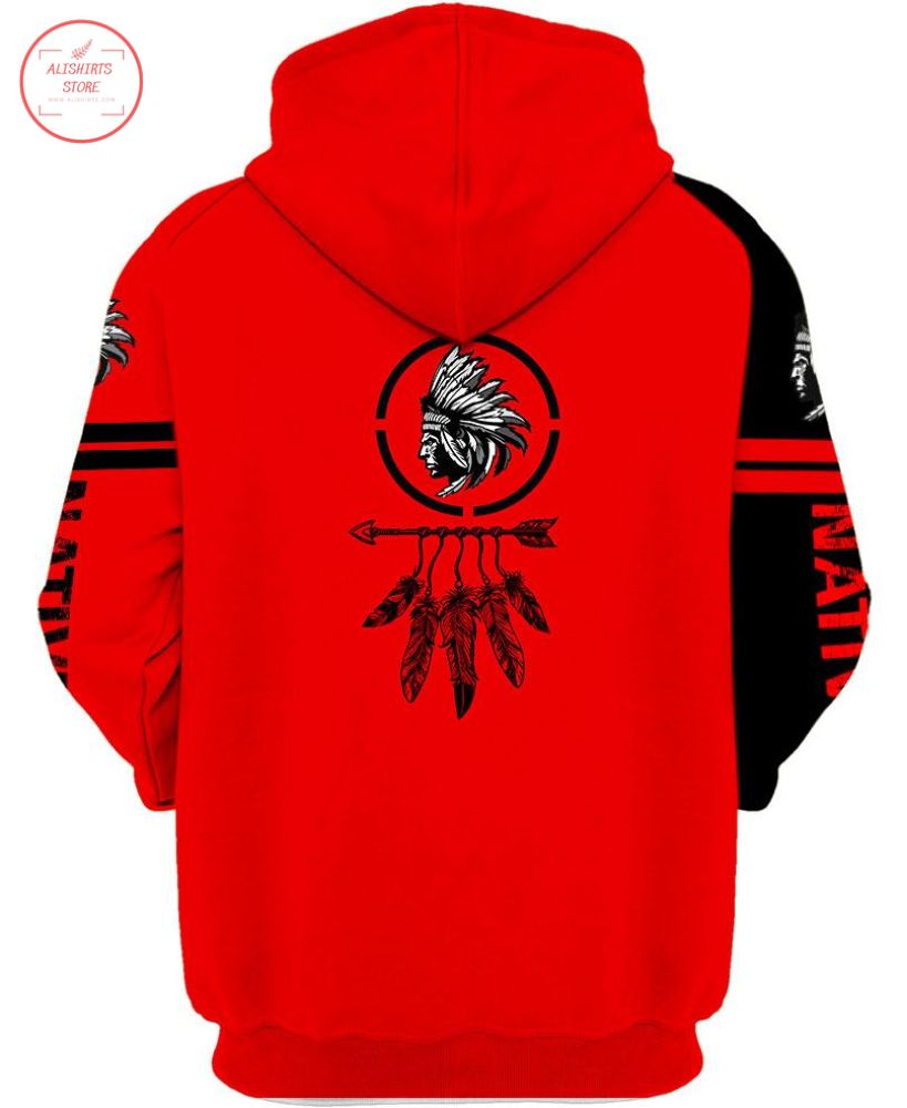 Native Dreamcatcher Red 3D Hoodie