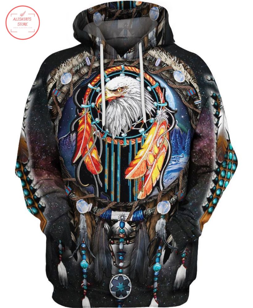 Native Eagle Dream 3D All Over Print Hoodie