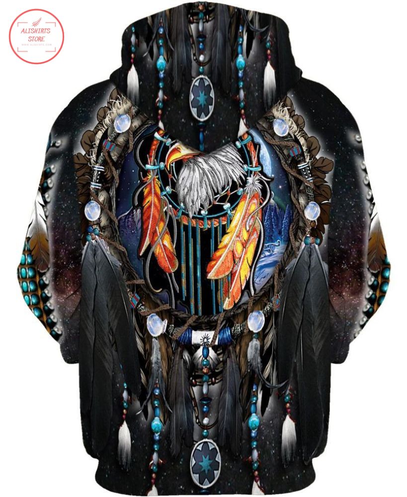 Native Eagle Dream 3D All Over Print Hoodie