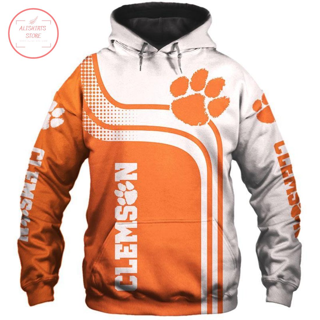 Ncaa Clemson Tigers 3D Hoodie