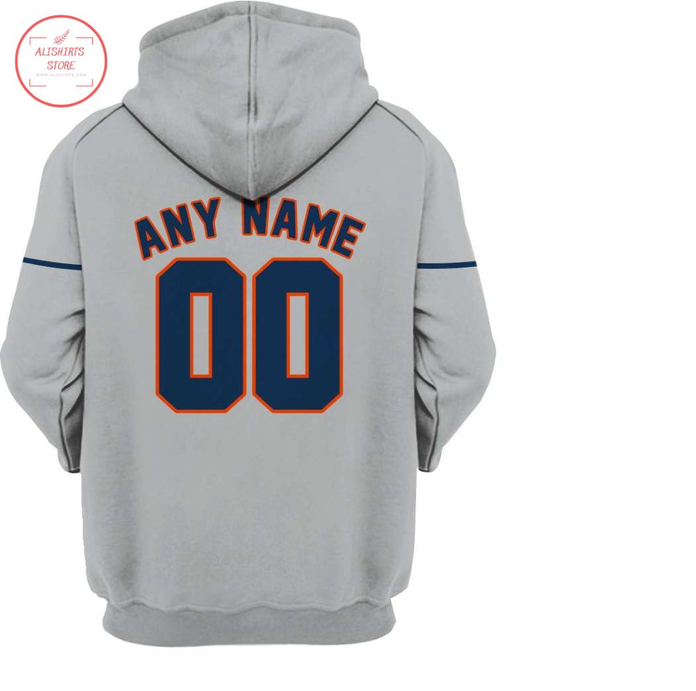 New York Mets Gray Personalized Hoodie 3d