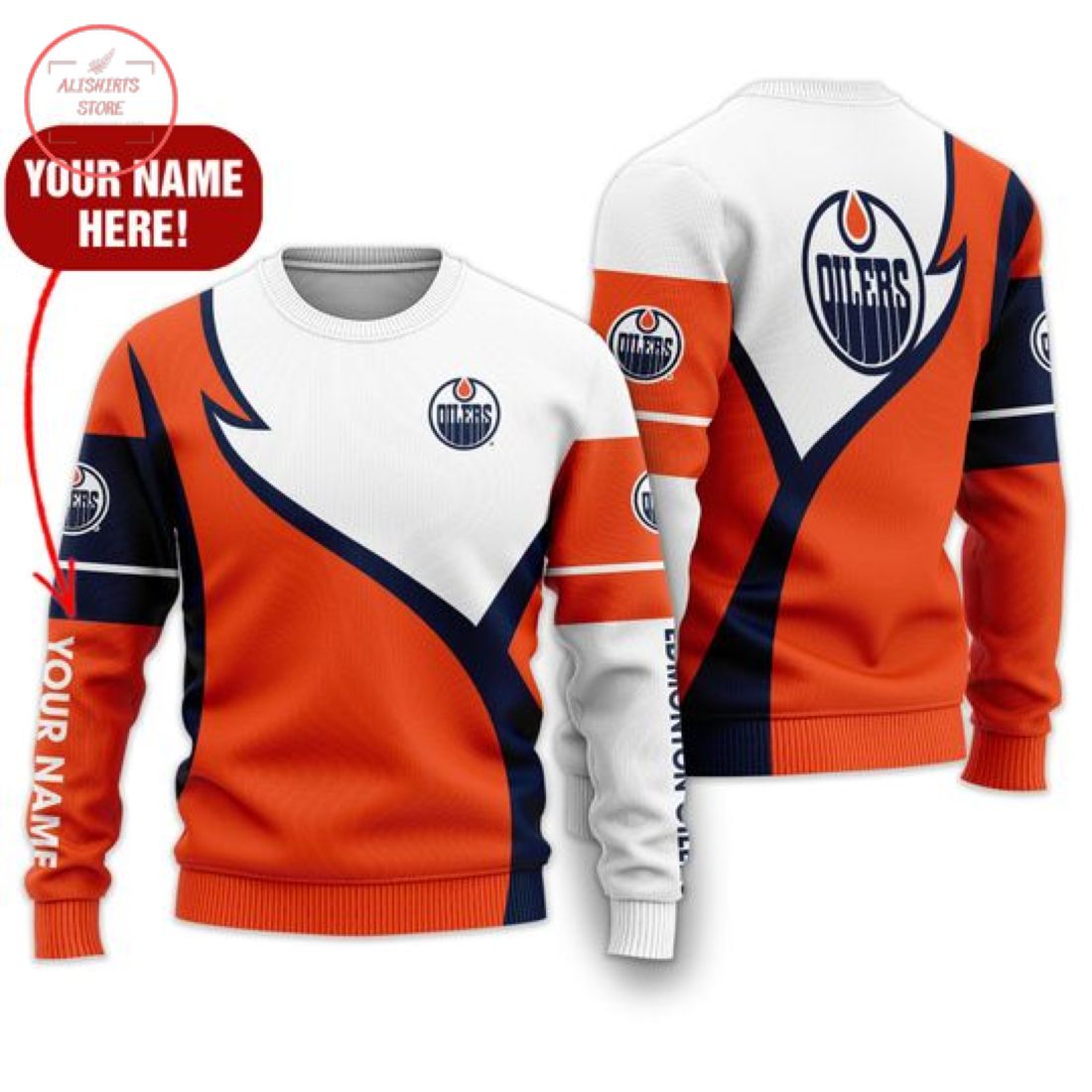 Nhl Edmonton Oilers Personalized Shirts