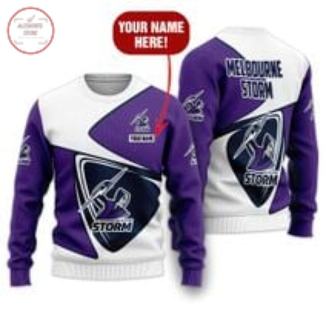 Nrl Melbourne Storm Personalized Shirts