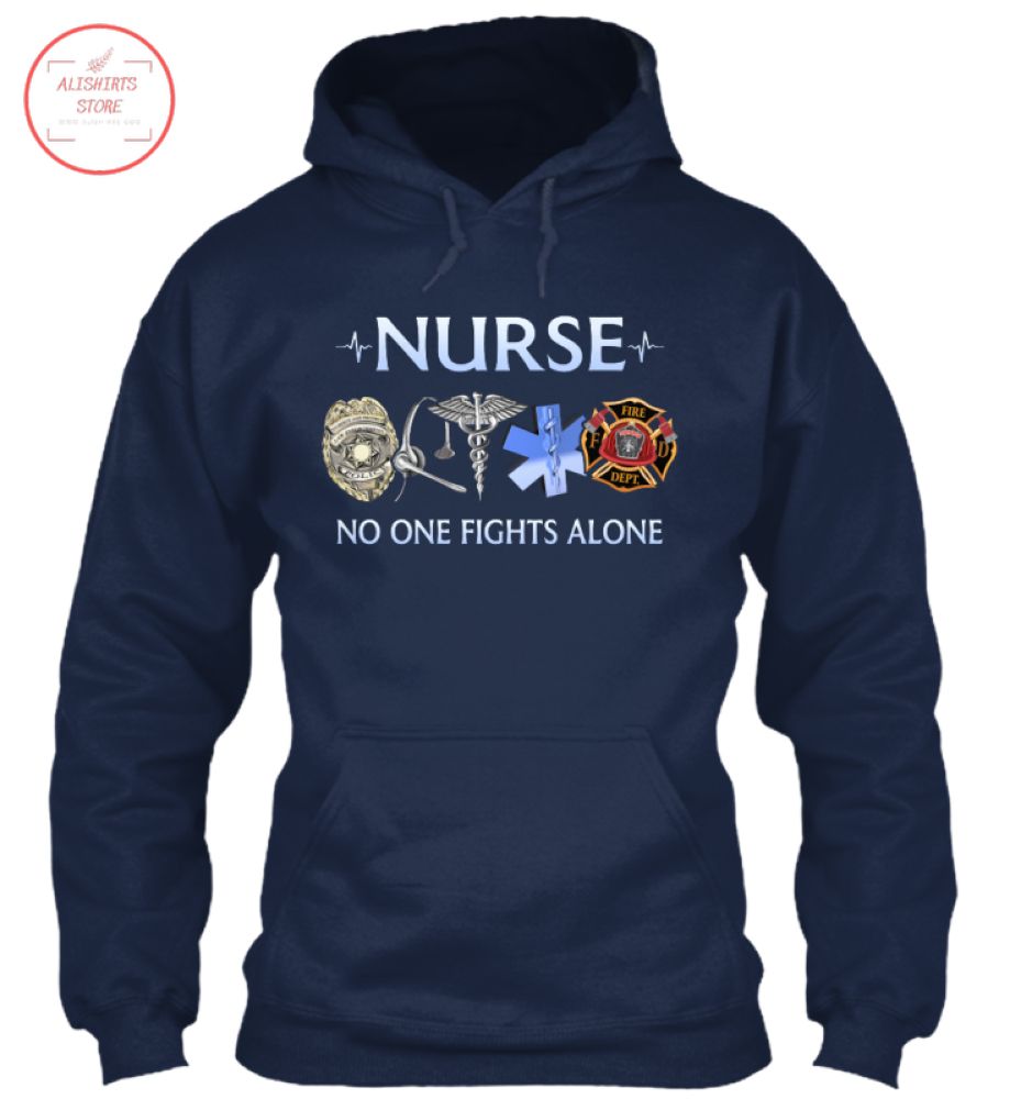 Nurse No One Fights Alone 3D Hoodie