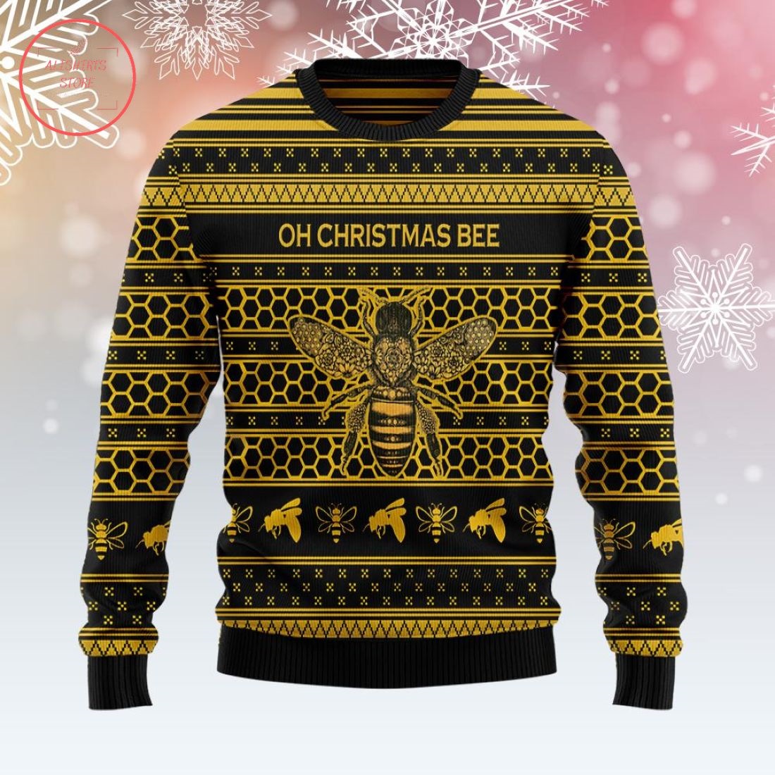 Oh Christmas Bees Ugly Christmas Sweater