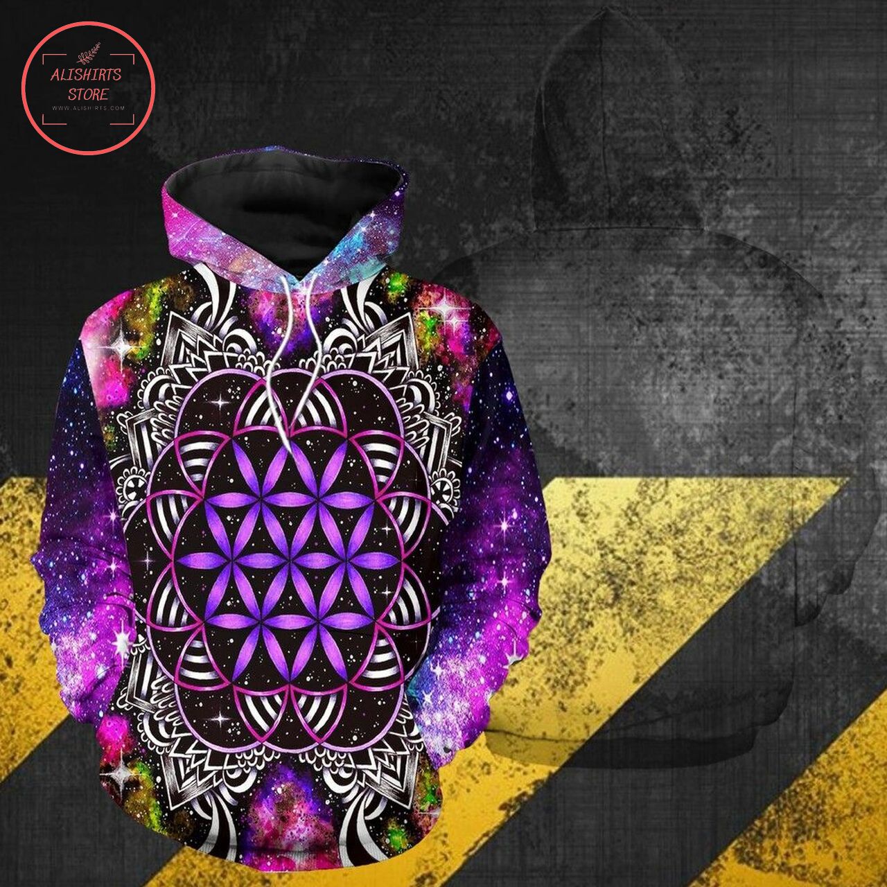 Oracle Of Life Pullover Hippie 3D Hoodie