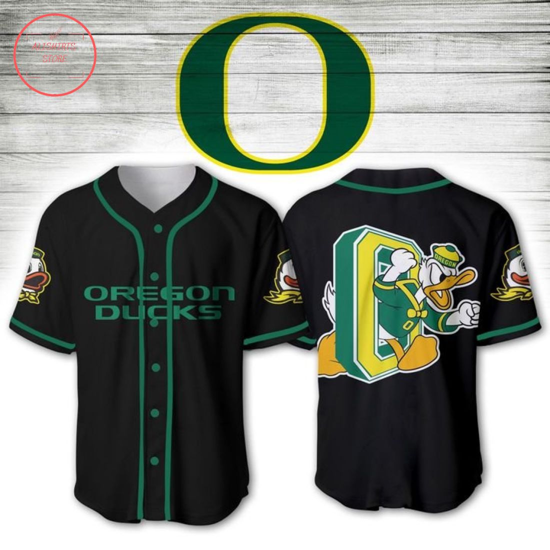 Oregon Ducks NCAA Baseball Jersey