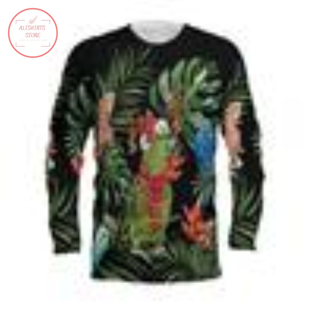 Parrot Tropical in Christmas Sweater