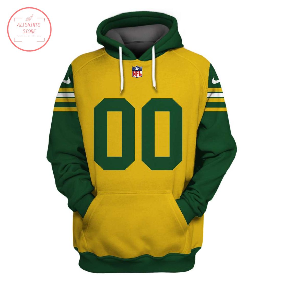 Personalized Green Bay Packers 3D Hoodie