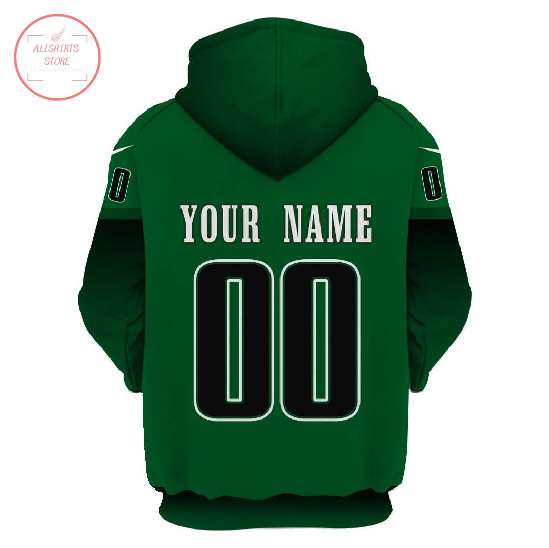 Personalized Green Philadelphia Eagles 3D Hoodie