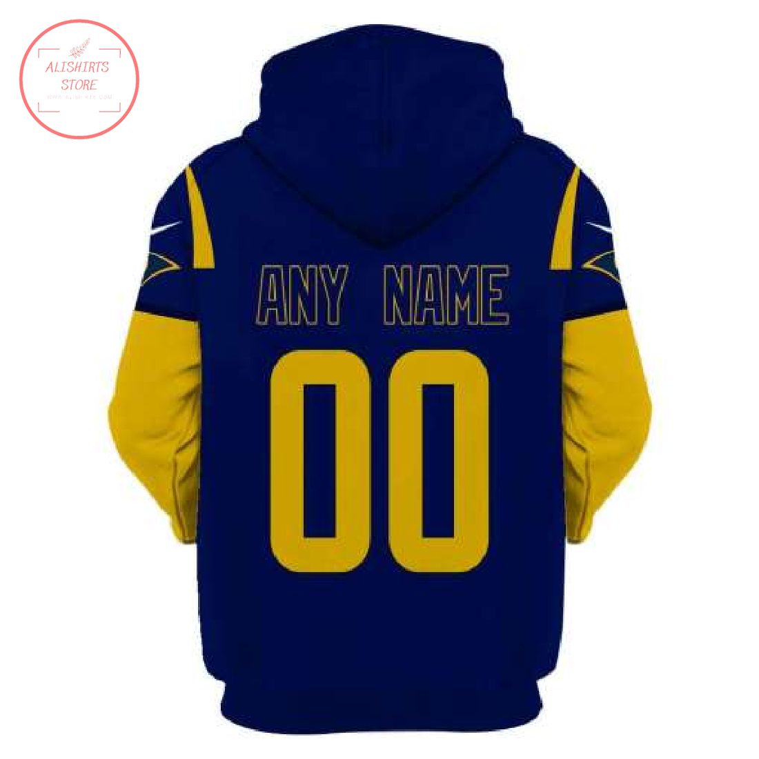 Personalized Los Angeles Rams 3D Hoodie