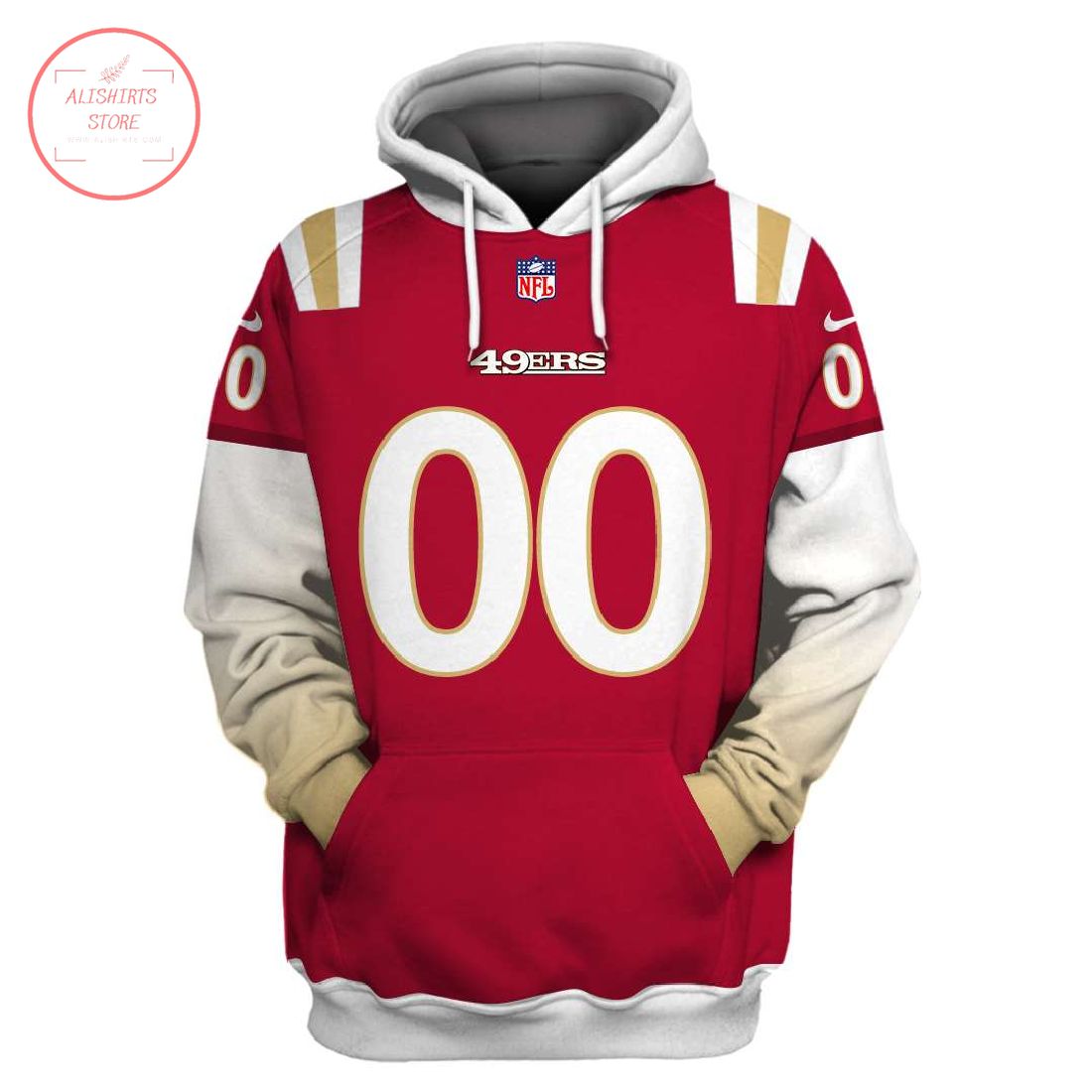 Personalized San Francisco 49ers 3D Hoodie