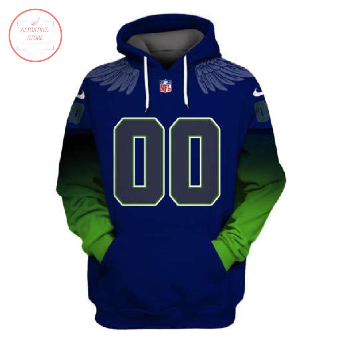 Personalized Seattle Seahawks 3D Hoodie