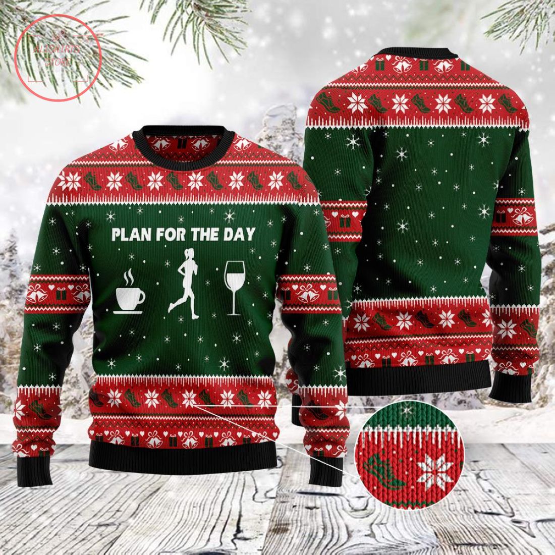 Plan For The Day Christmas Sweater