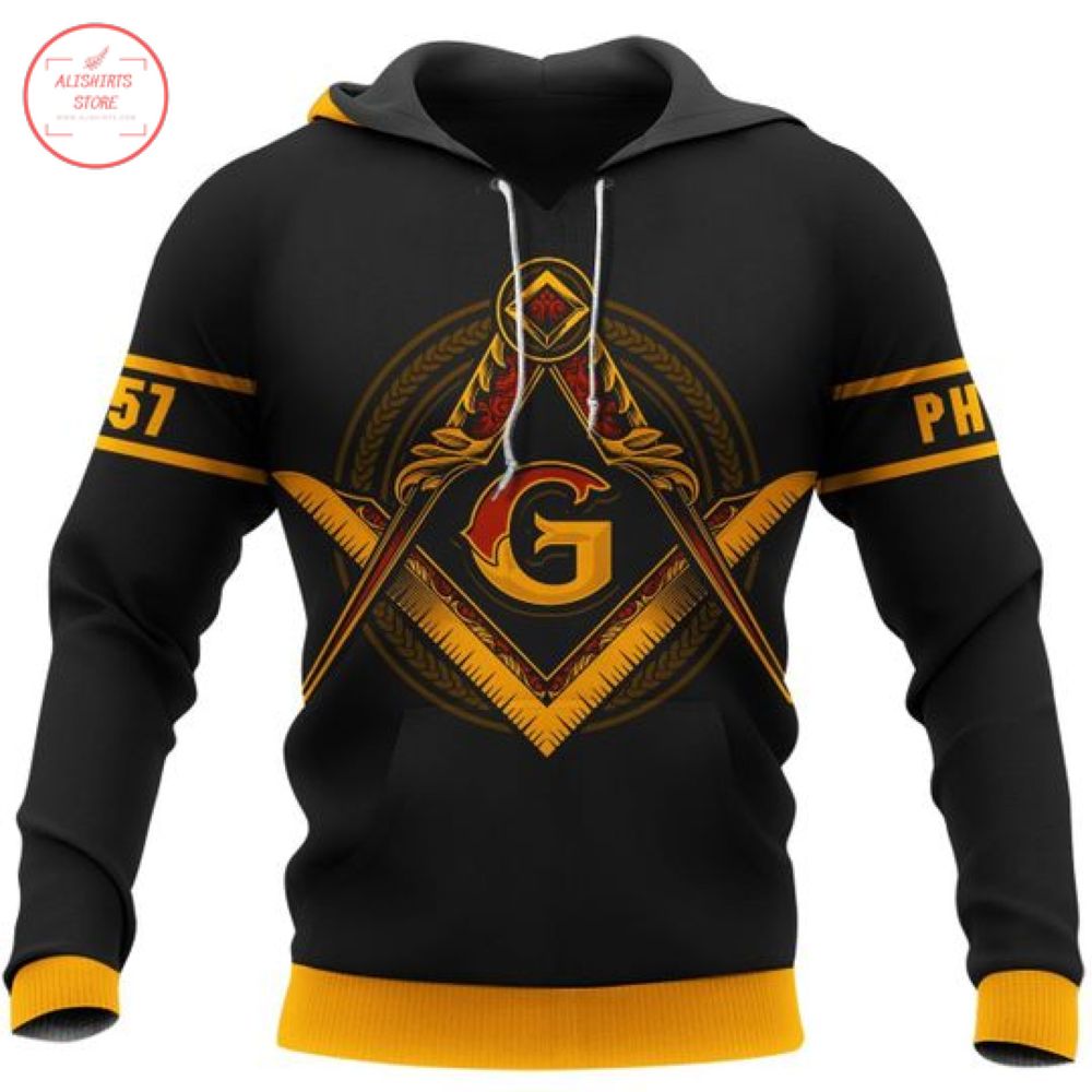 Prince Hall Gold 3D All Over Print Hoodie