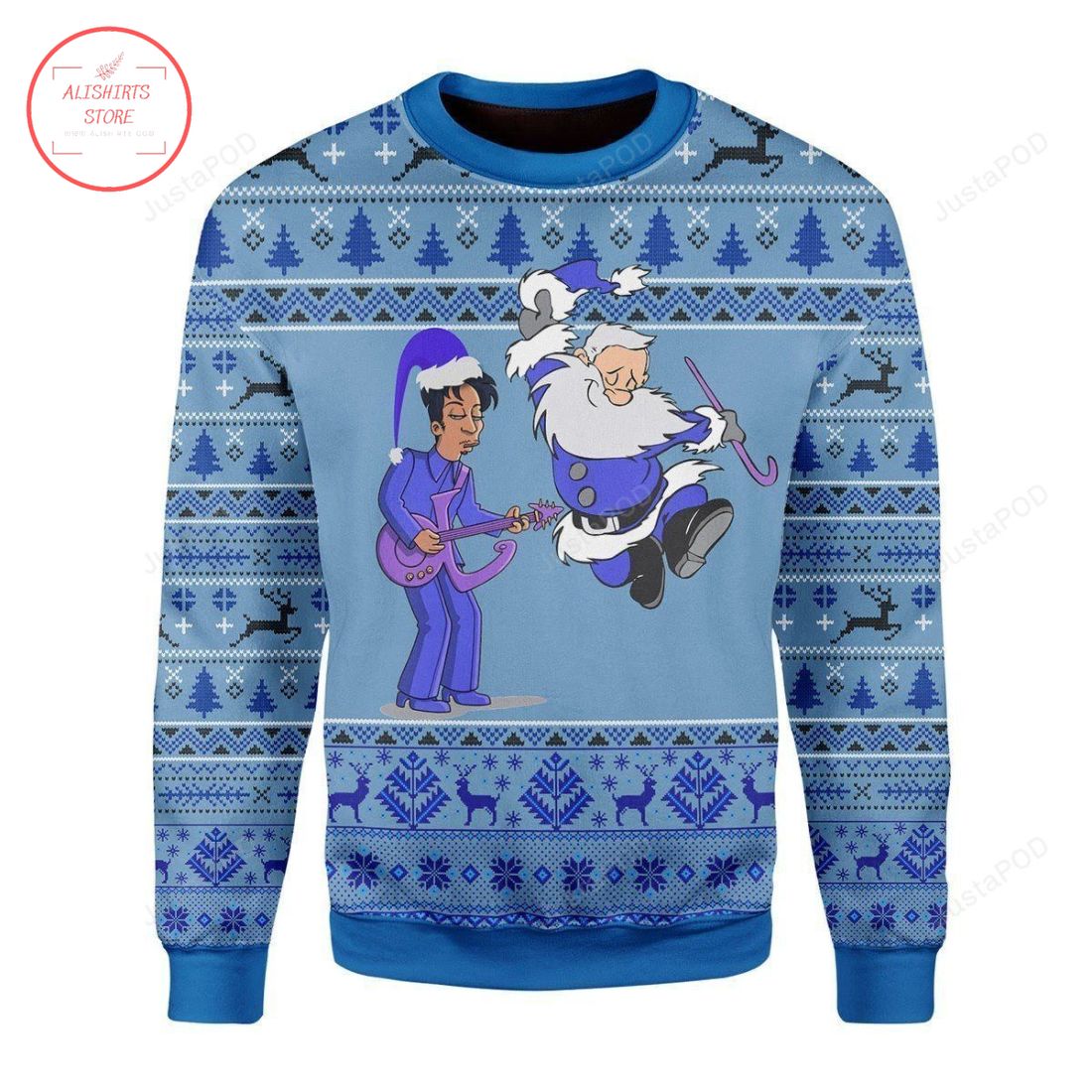 Prince Rogers Nelson Ugly Christmas Sweater