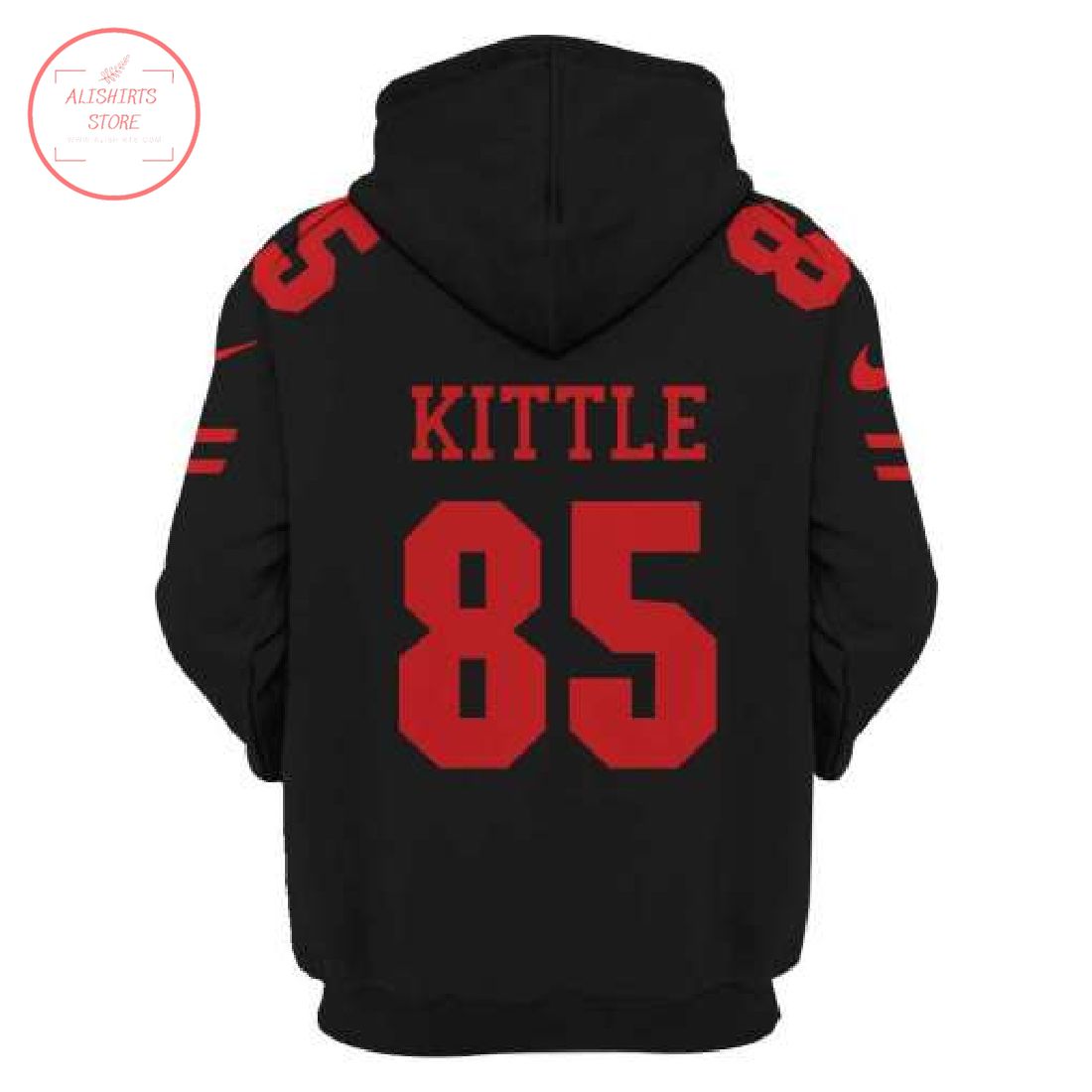 San Francisco 49ers 85 Kittle 3D Hoodie