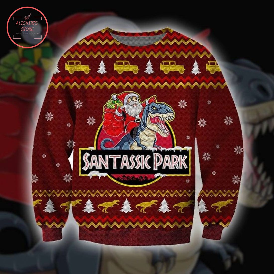 Santastic Park Ugly Christmas Sweater