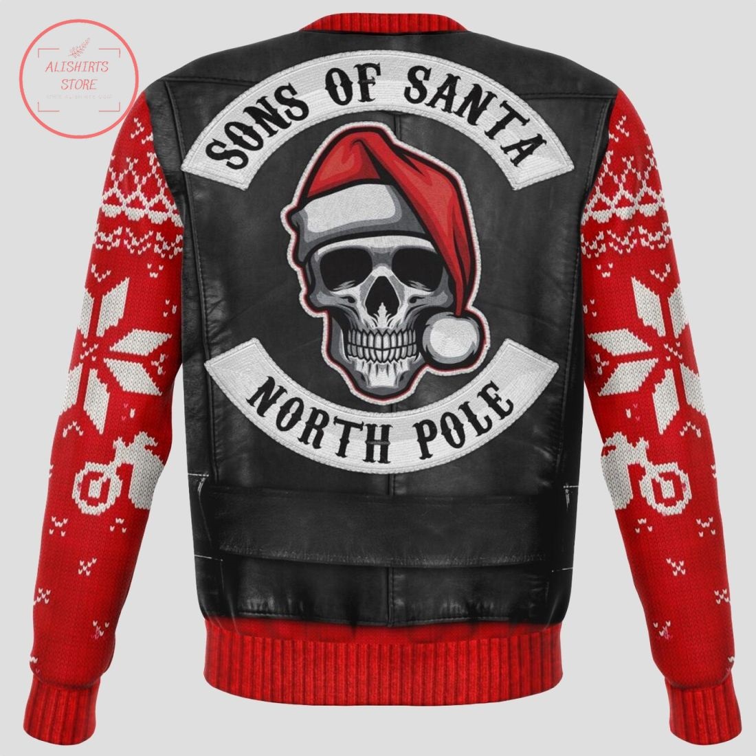 Sons of Santa North Pole Chapter Ugly Christmas Sweater
