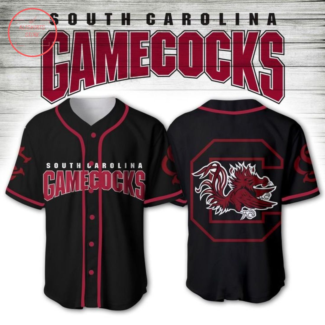 South Carolina Gamecocks NCAA Baseball Jersey