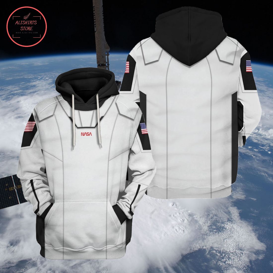 SpaceX Crew Dragon Flight 3D All Over Print Shirts