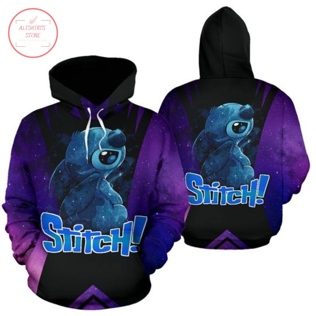 Stich Sad Moment 3D All Over Print Hoodie