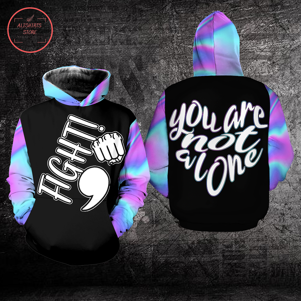 Suicide Awareness Fight 3D Hoodie