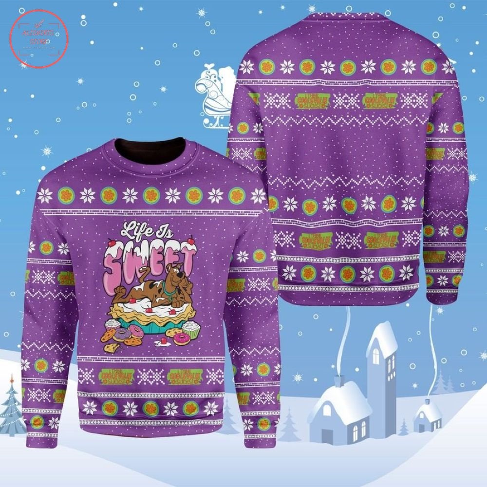 Sweet Life Scooby Doo Ugly Christmas Sweater