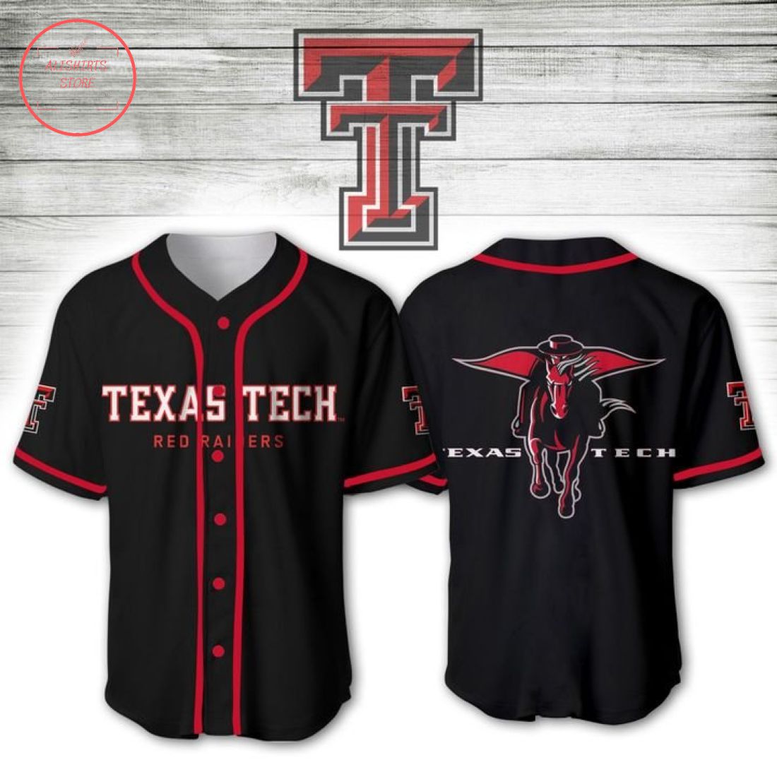 Texas Tech Red Raiders NCAA Baseball Jersey