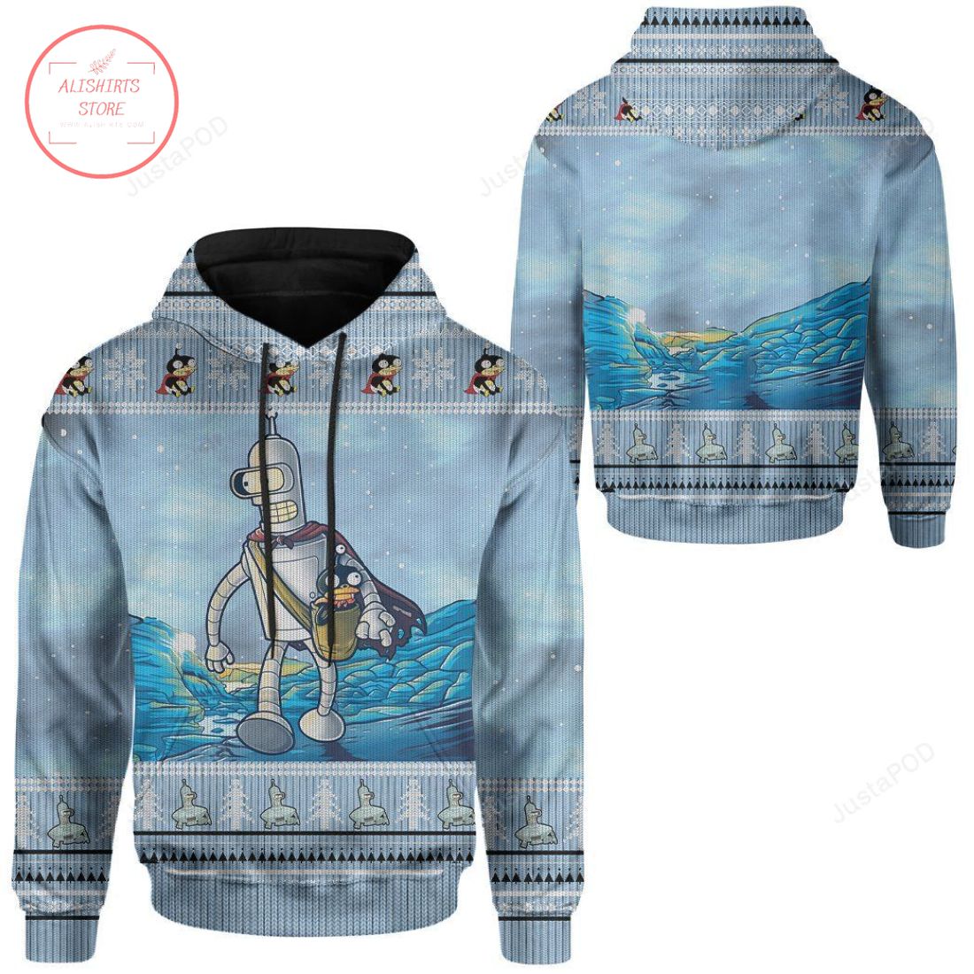 The Benderorian 3D All over Print Hoodie