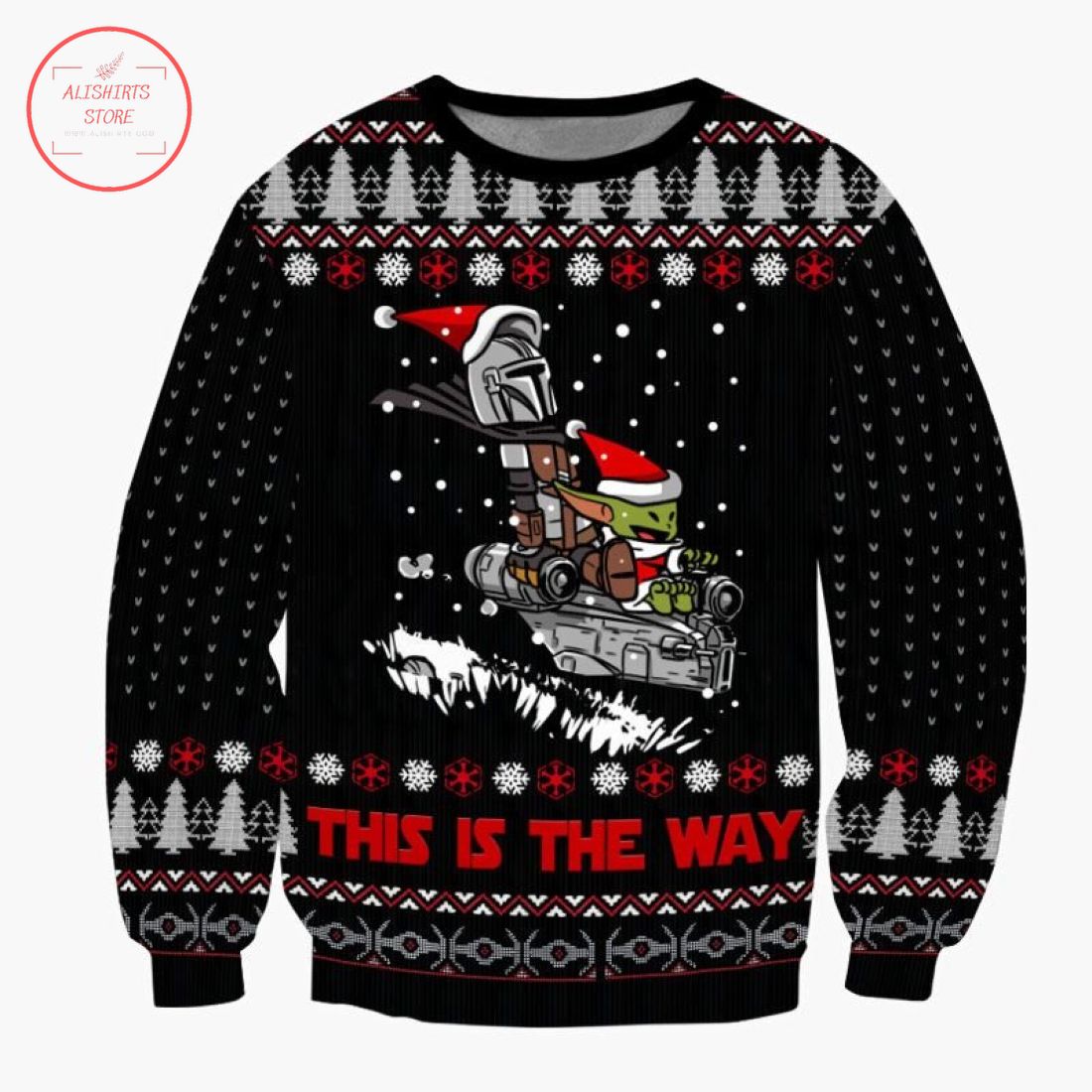 This is the way Yoda Star Wars Ugly Christmas Sweater