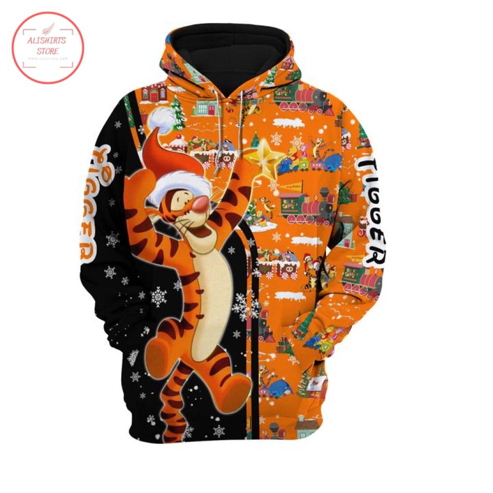 Tiger Winnie the Pooh Christmas Hoodie