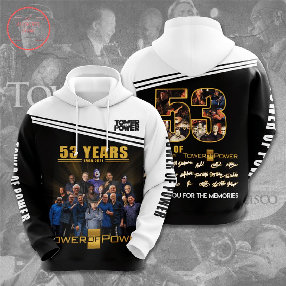 Top Of Power 53 years 1968 2021 Hoodie 3d