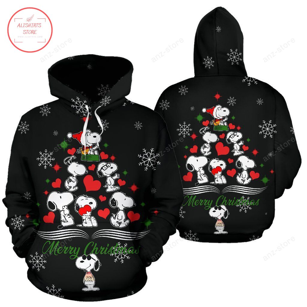 Tree Christmas by Snoopy 3D Hoodie