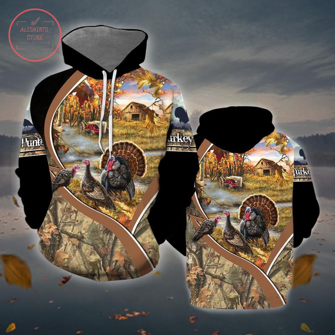 Turkey Hunter 3D Hoodie