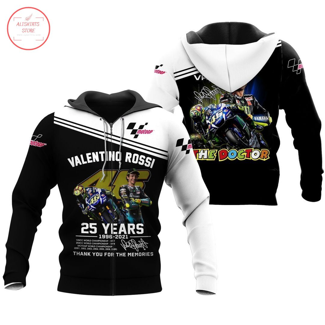 Valentino Rossi 3d All Over Print Hoodie
