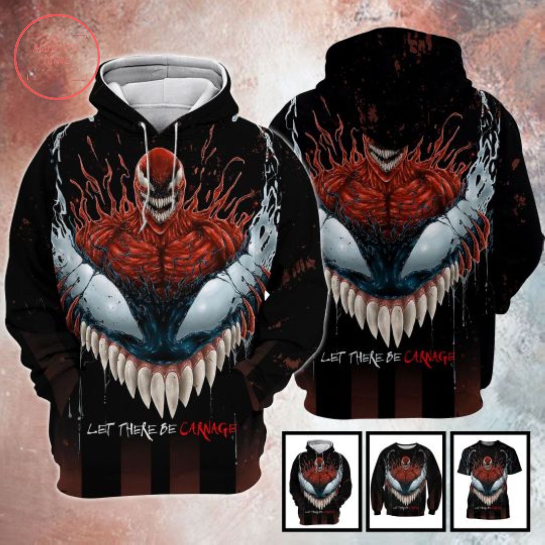 Venom Let There Be Carnage 3D Hoodie