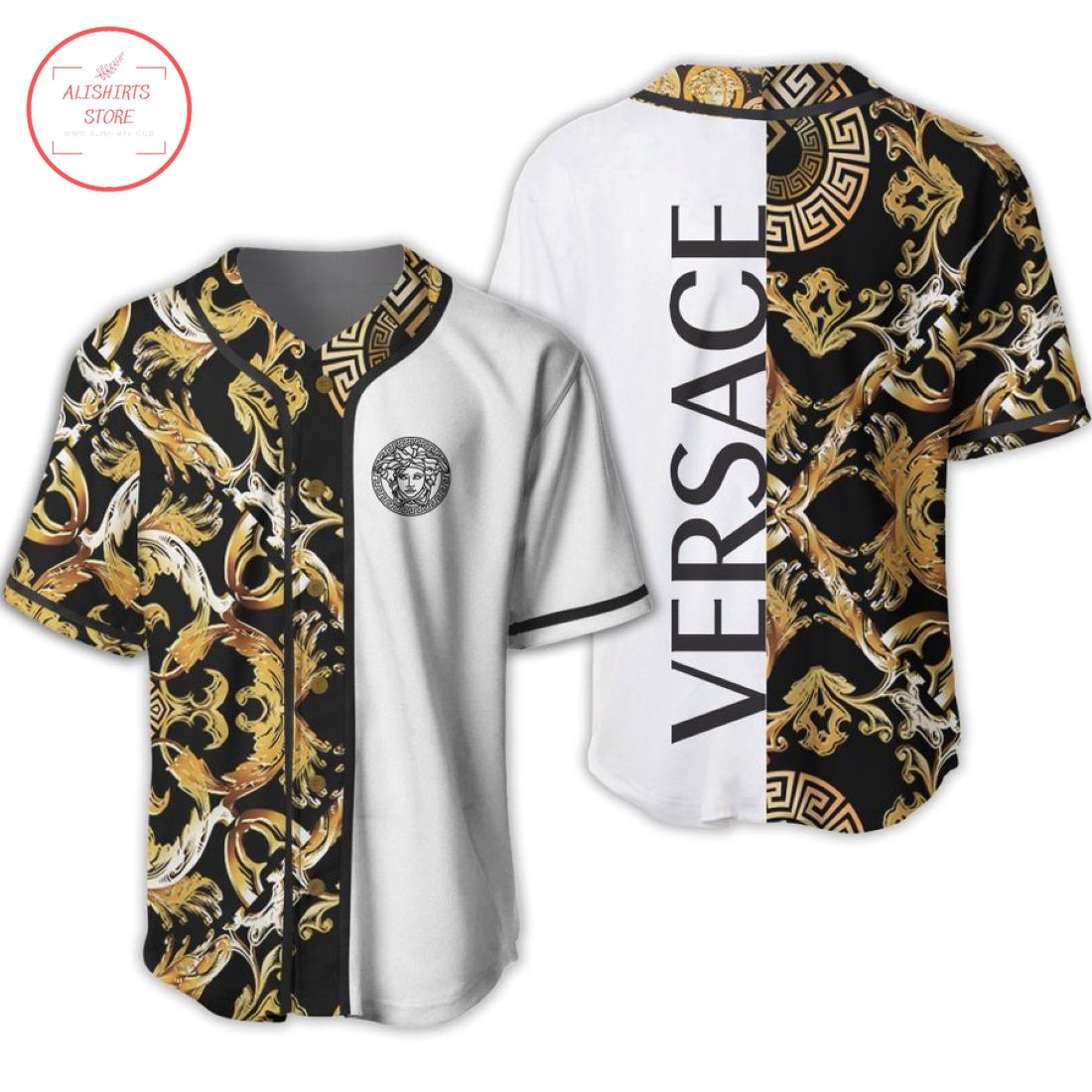 Versace Luxury Brand Baseball Jersey