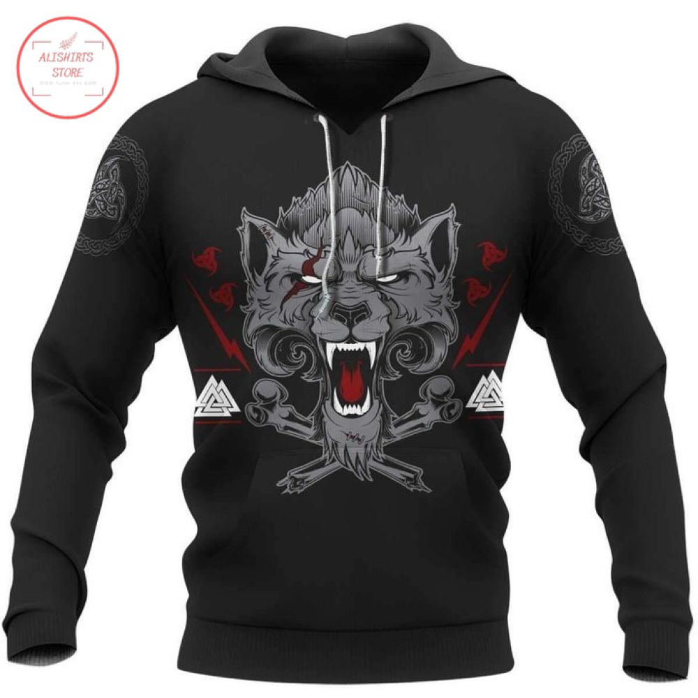 Viking Wolf Of Odin 3D Hoodie