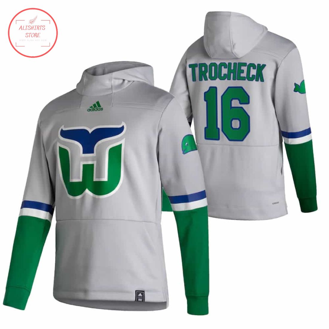 Vincent Trocheck Gray 2021 Reverse Retro 2020 21 Hoodie