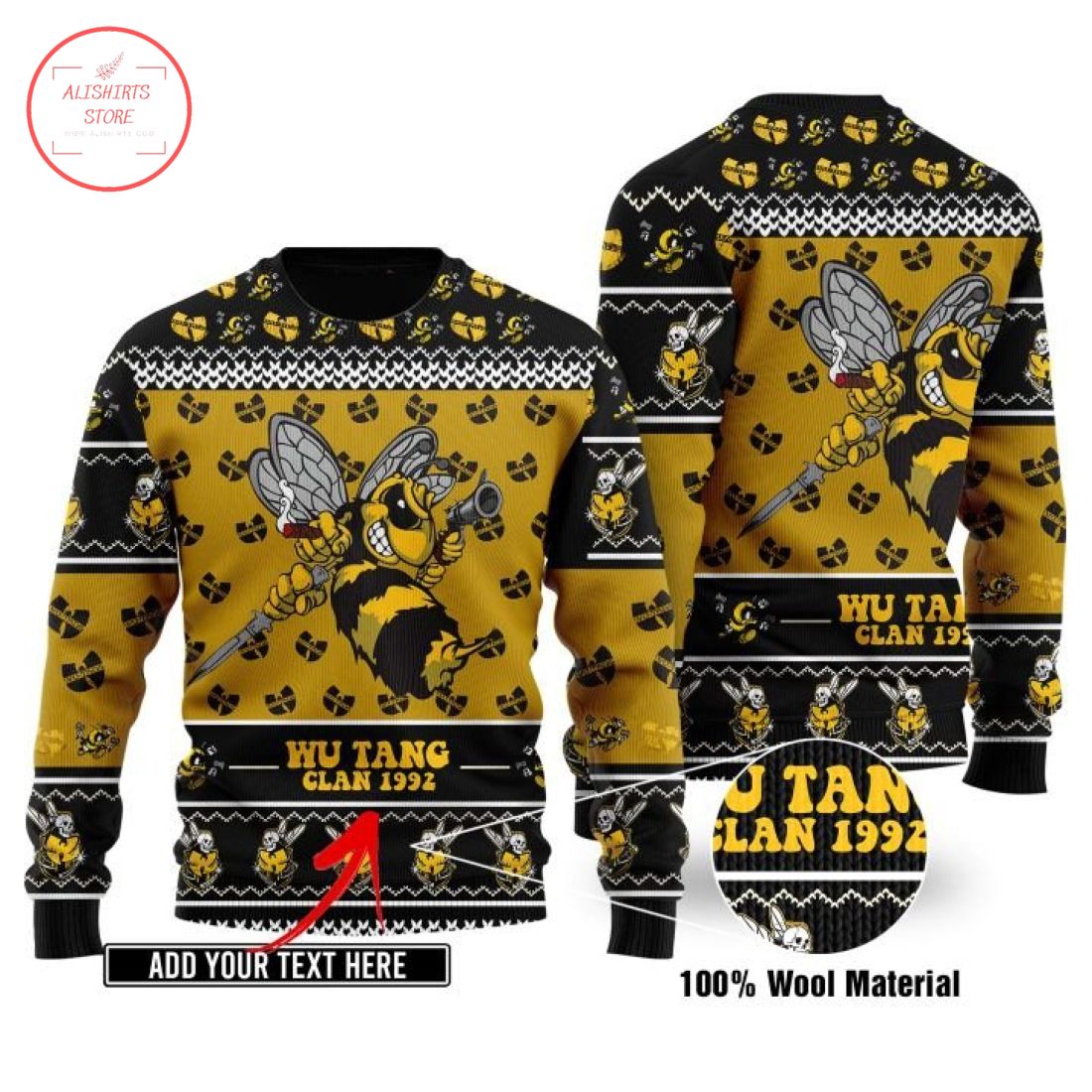 Wu-tang clan ugly Christmas Sweater