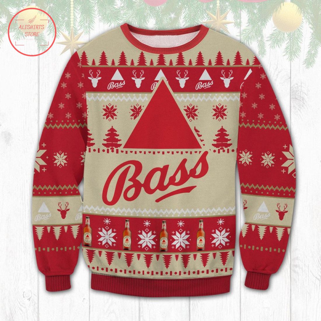 Bass Pale Ale Ugly Christmas Sweater