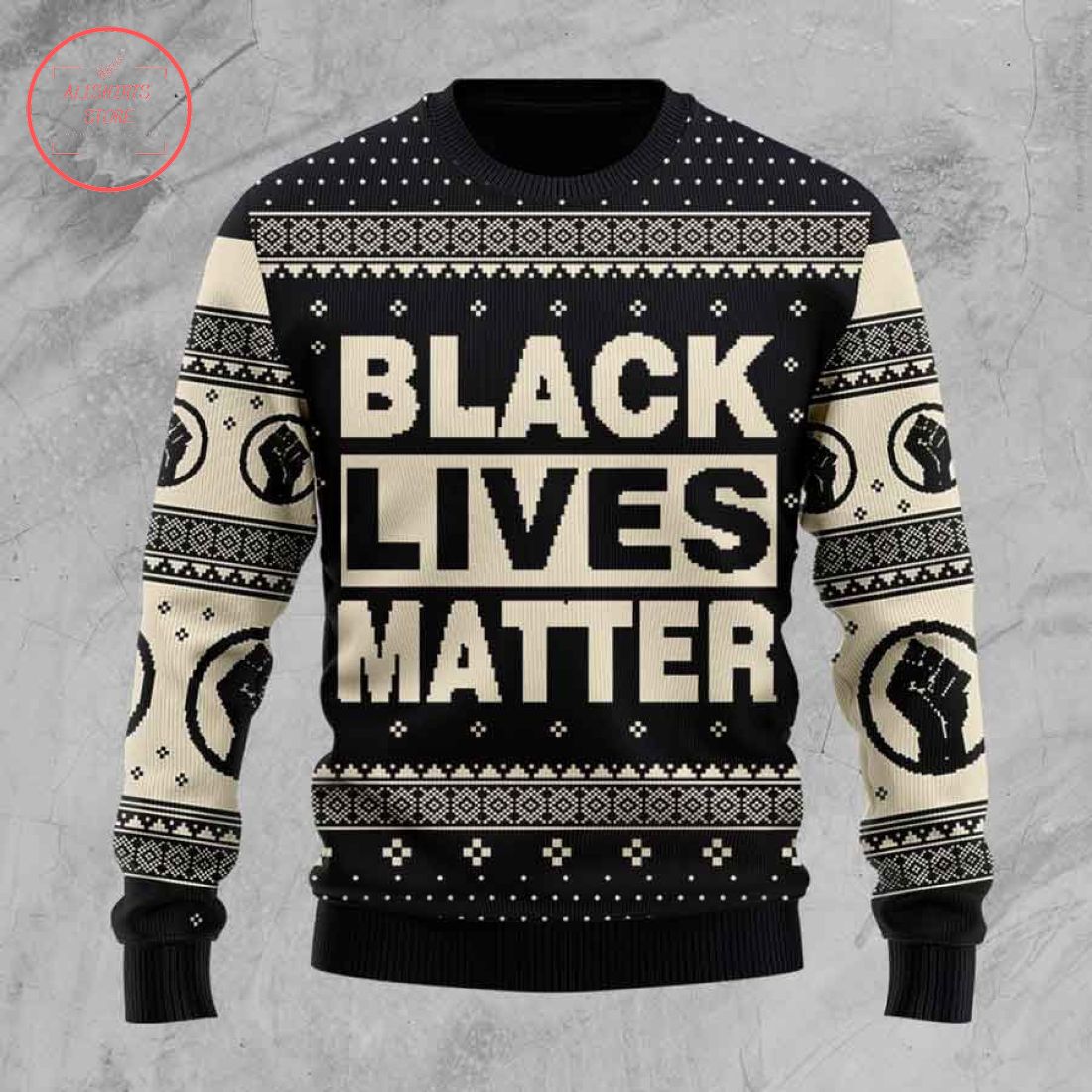 Black Lives Matter Ugly Christmas Sweater