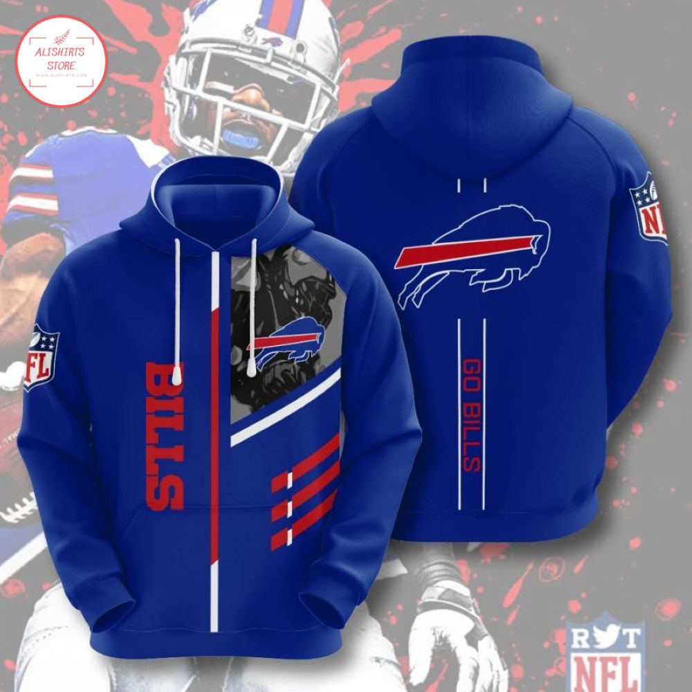 Buffalo Bills Usa Go bills Hoodie 3D